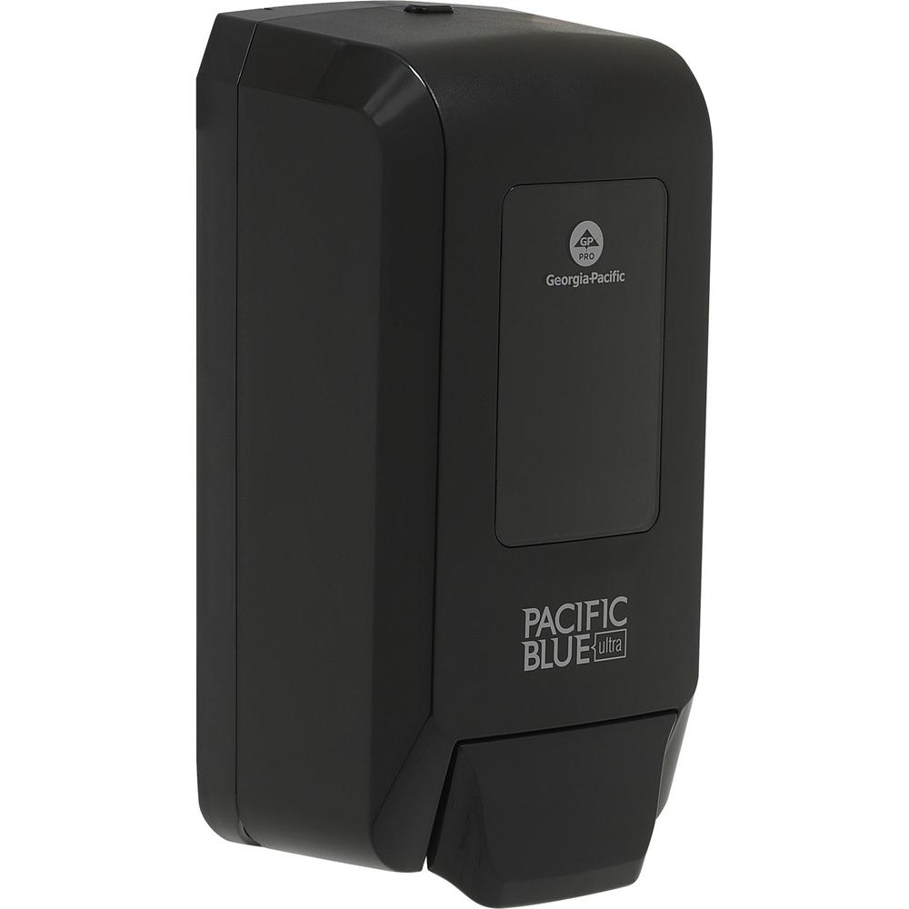 Pacific Blue Ultra Foaming Hand Soap/Hand Sanitizer Wall-Mounted Manual Dispenser - Manual - Black - 1Each. Picture 1
