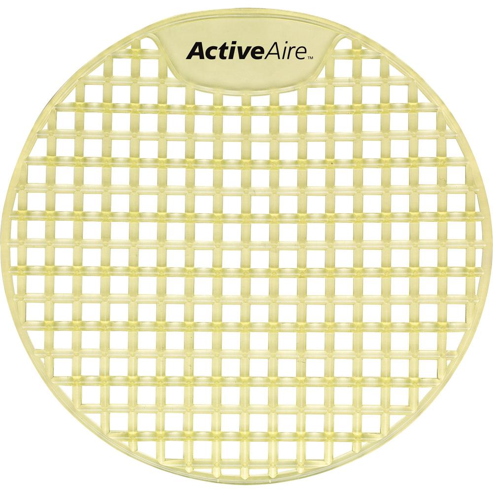 ActiveAire Deodorizer Urinal Screens - Lasts upto 30 Days - Deodorizer - 12 / Carton - Citrus. Picture 1