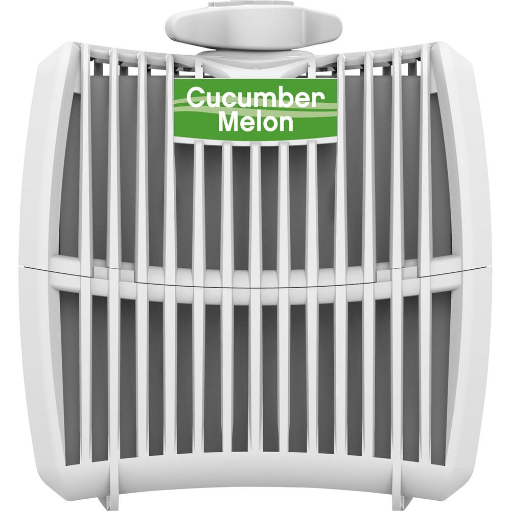 Genuine Joe Air Refreshener Refill Cartridge - Cucumber Melon - 12 / Carton - Long Lasting, Odor Neutralizer. Picture 1