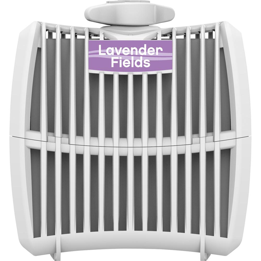 Genuine Joe Air Refreshener Refill Cartridge - Lavender Field - 12 / Carton - Long Lasting, Odor Neutralizer. Picture 1
