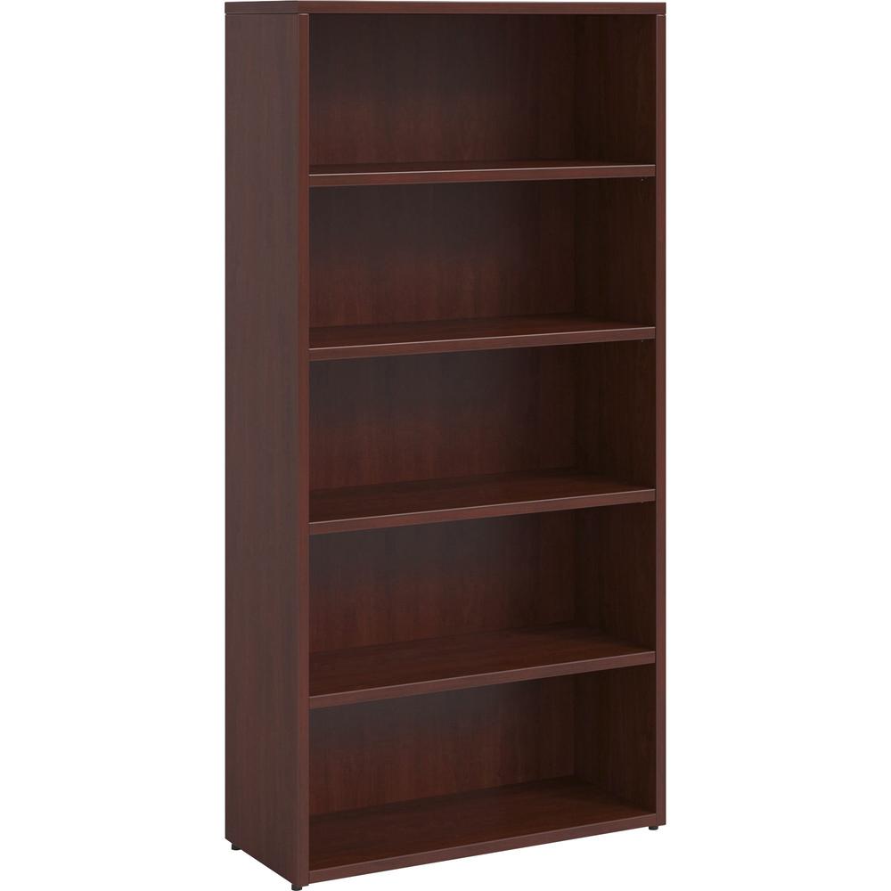 Lorell Prominence 2.0 Bookcase - 34" x 12"69" , 1" Top - 0 Door(s) - 6 Shelve(s) - Band Edge - Material: Particleboard - Finish: Laminate. Picture 1