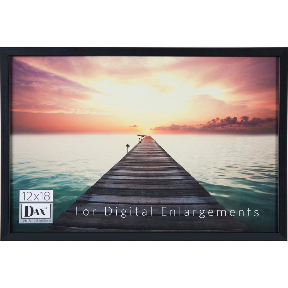DAX Digital Enlargement Frame - Digital Frame - Black - Protective Glass - Wall Mountable. Picture 1