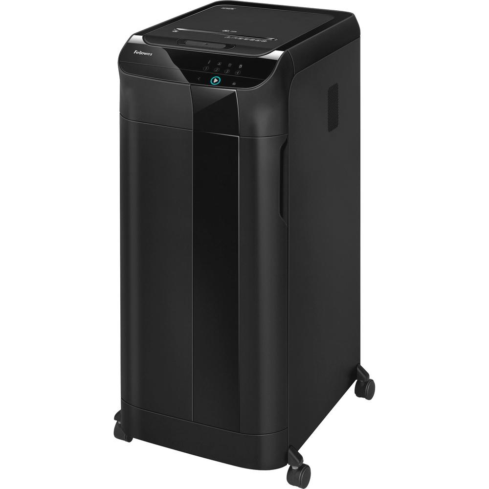 Fellowes&reg; AutoMax 550C Cross Cut, Auto Feed 2-in-1 Heavy Duty Commercial Paper Shredder with SilentShred&trade; - Continuous Shredder - Cross Cut - 550 Per Pass - for shredding Staples, Paper Clip. Picture 1