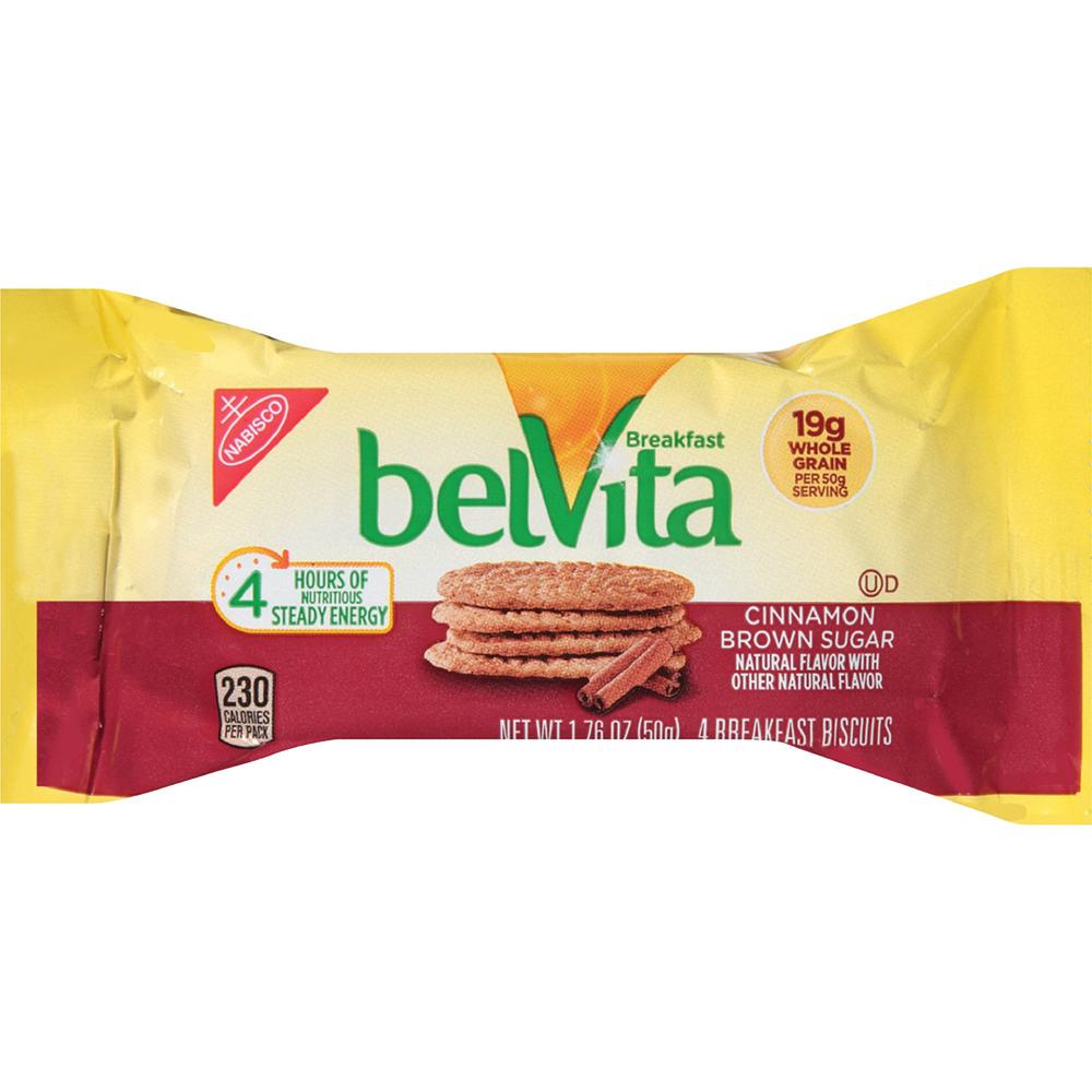 belVita Breakfast Biscuits - Individually Wrapped, Hydrogenated Oil-free, No Artificial Flavor, Sweetener-free - Brown Sugar - 1.76 oz - 8 / Box. The main picture.