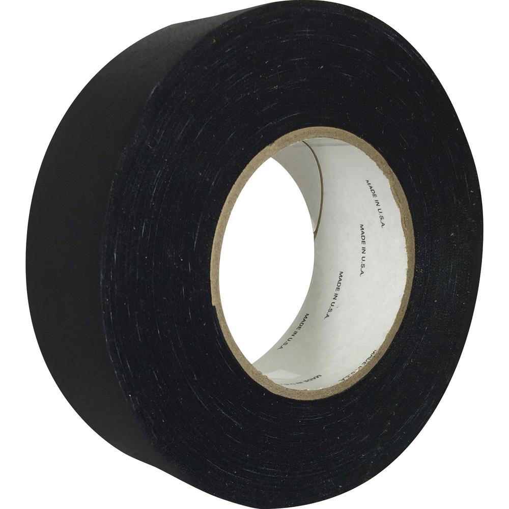 Sparco Premium Gaffer Tape - 60 yd Length x 2" Width - 11.5 mil Thickness - 1 / Roll - Black. Picture 1