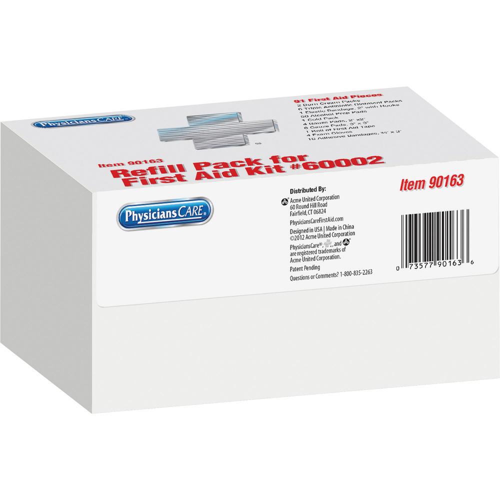 First Aid Only 127-Piece First Aid Refill Kit - 127 x Piece(s) For 25 x Individual(s) - 1 Each - White. Picture 1