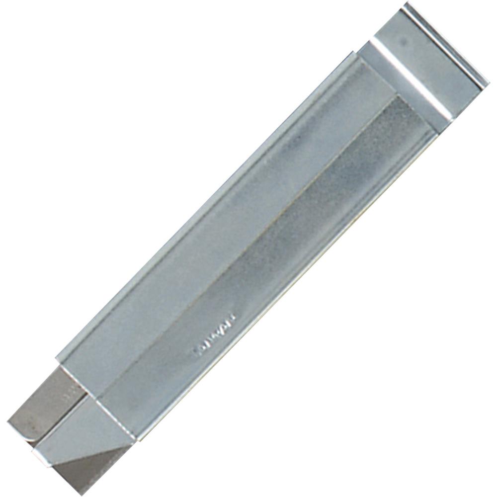 Sparco Tap Action Razor Knife - Stainless Steel Blade - Retractable, Reversible - 3" Length - 12 / Carton. Picture 1