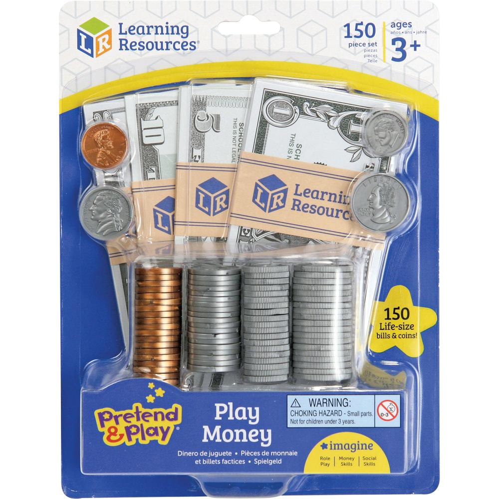 Pretend & Play Play Money - 3 Year & Up Age - 150 Pieces - 1 Each - Multi. Picture 1