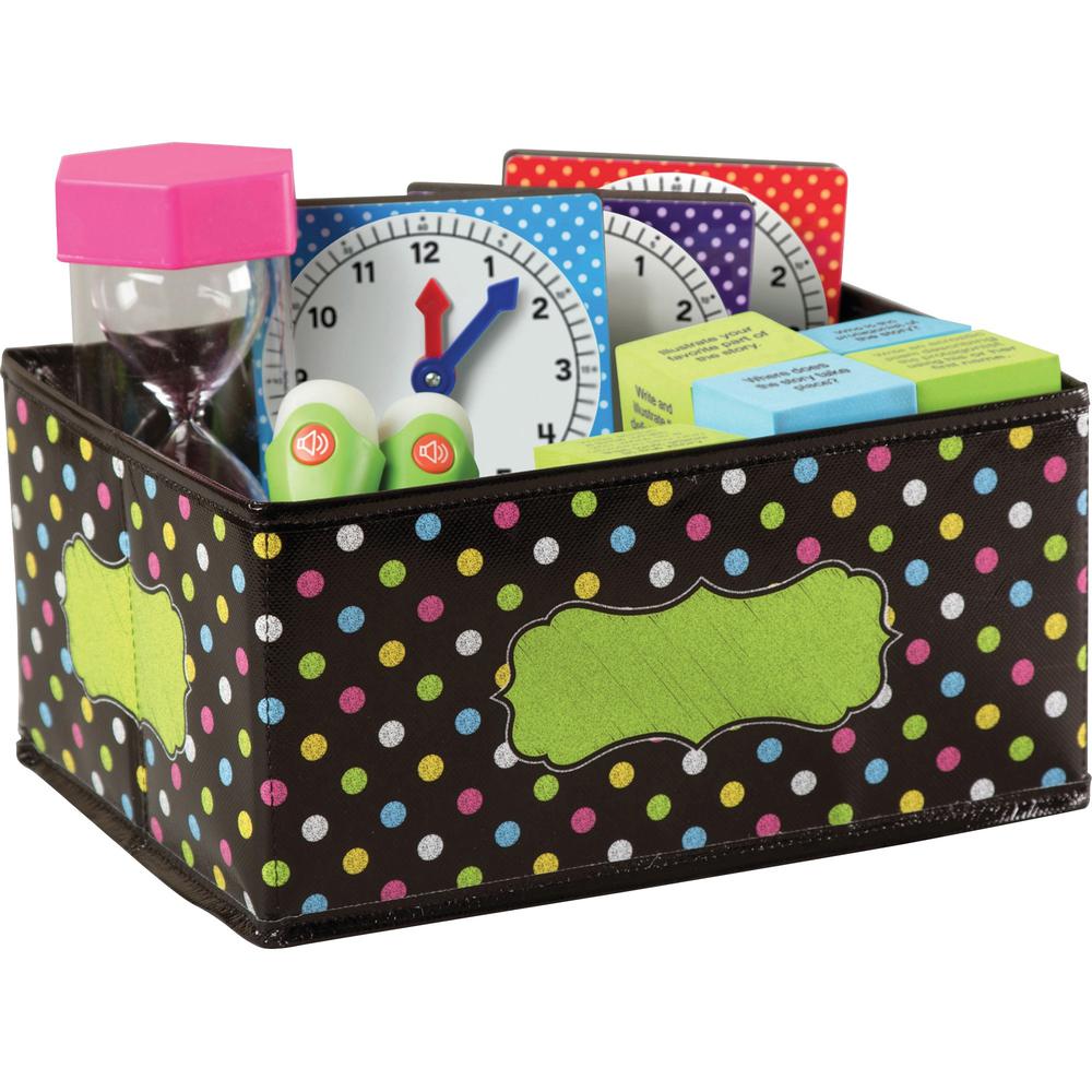 Teacher Created Resources Decorative Storage Bin - 5" Height x 11" Width8" Length - 1 Each. Picture 1
