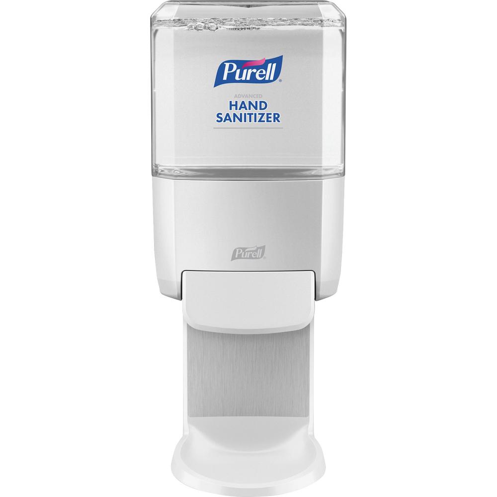 PURELL&reg; ES4 Hand Sanitizer Manual Dispenser - Manual - 1.27 quart Capacity - Locking Mechanism, Durable, Wall Mountable - White - 1 / Each. The main picture.