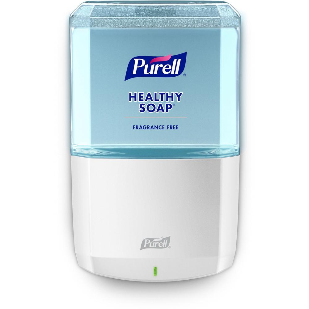 PURELL&reg; ES6 Touch-free Hand Soap Dispenser - Automatic - 1.27 quart Capacity - Support 4 x C Battery - Locking Mechanism, Durable, Wall Mountable, Touch-free - White - 1Each. Picture 1