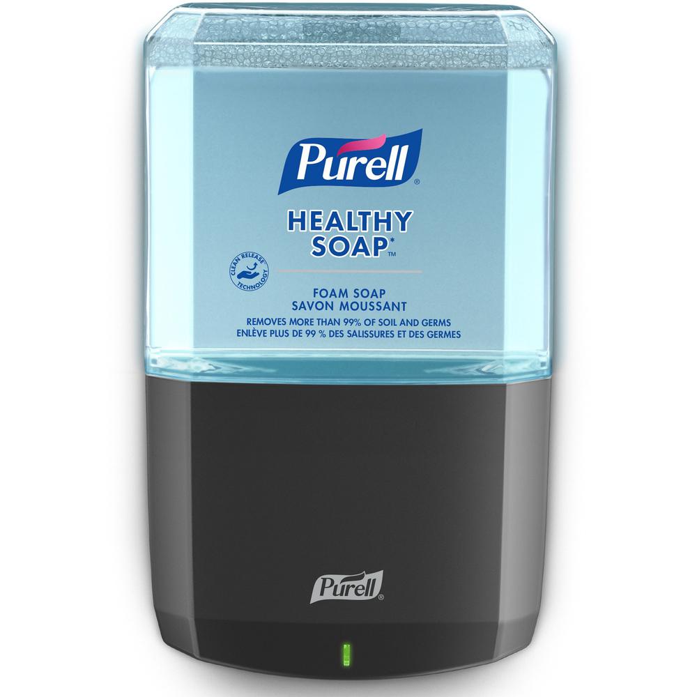 PURELL&reg; ES8 Soap Dispenser - Automatic - 1.27 quart Capacity - Touch-free, Refillable, Wall Mountable - Graphite - 1Each. Picture 1