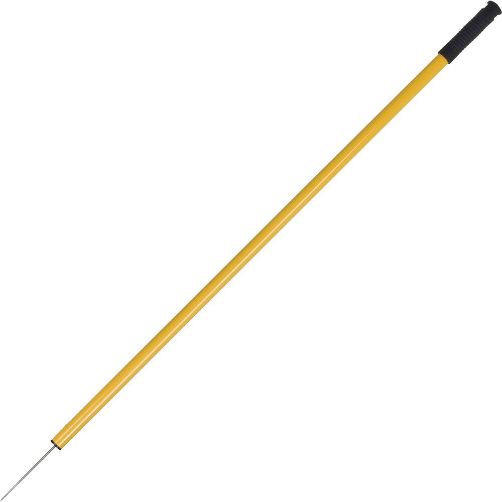 Ettore Trash Picker - 44" Reach - Lightweight, Extended Tip, Safety Guard, Ergonomic Handle - Steel - Gold - 1 Each. Picture 1
