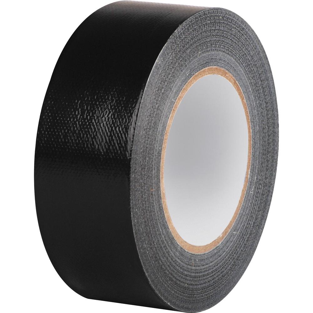 Business Source General-purpose Duct Tape - 60 yd Length x 2" Width - 9 mil Thickness - For Indoor, Outdoor, General Purpose, Wrapping, Sealing - 1 / Roll - Black. Picture 1
