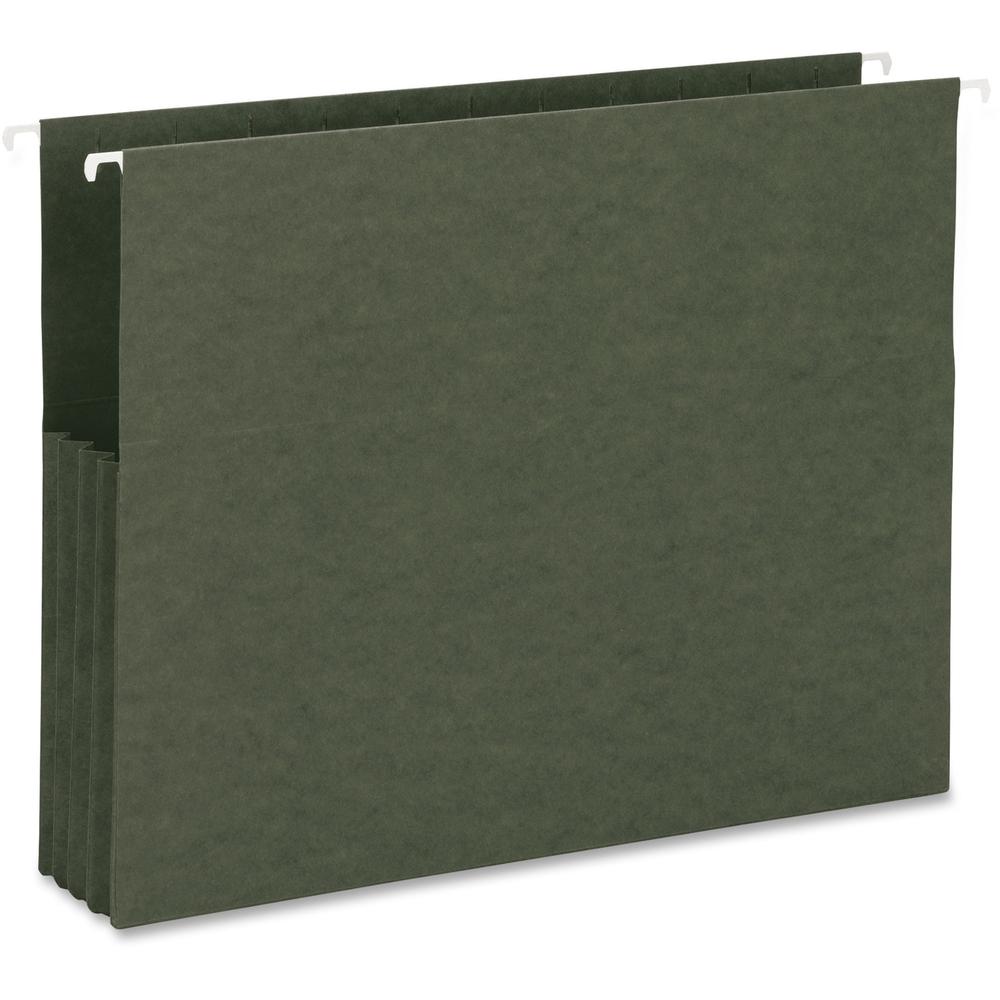 Business Source Letter Recycled File Pocket - 8 1/2" x 11" - 3 1/2" Expansion - 10% Recycled - 10 / Box. Picture 1