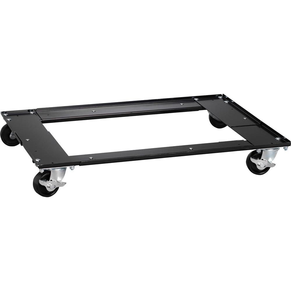 Lorell Commercial Cabinet Dolly - Metal - x 42" Width x 24" Depth x 4" Height - Black - 1 Each. The main picture.