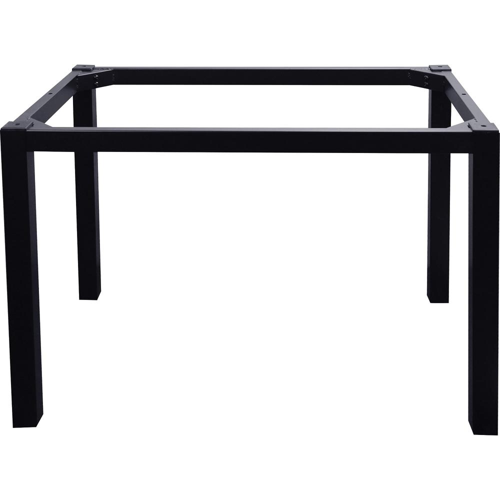 Lorell Adjustable Desk Riser Floor Stand - 29" Height x 36" Width x 22.8" Depth - Floor - Steel - Black. Picture 1