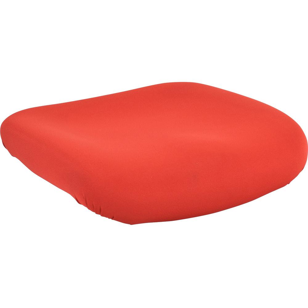 Lorell Padded Seat Cushion for Conjure Executive Mid/High-back Chair Frame - Red - Fabric - 1 Each. Picture 1