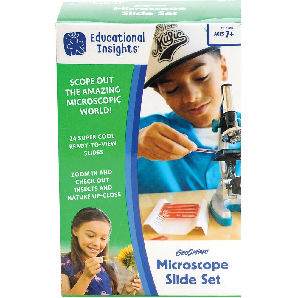Educational Insights GeoSafari Microscope Slide Set - Theme/Subject: Learning - Skill Learning: Science, Insect, Anatomy, Scientific Terminologies - 7-12 Year - Multi. Picture 1