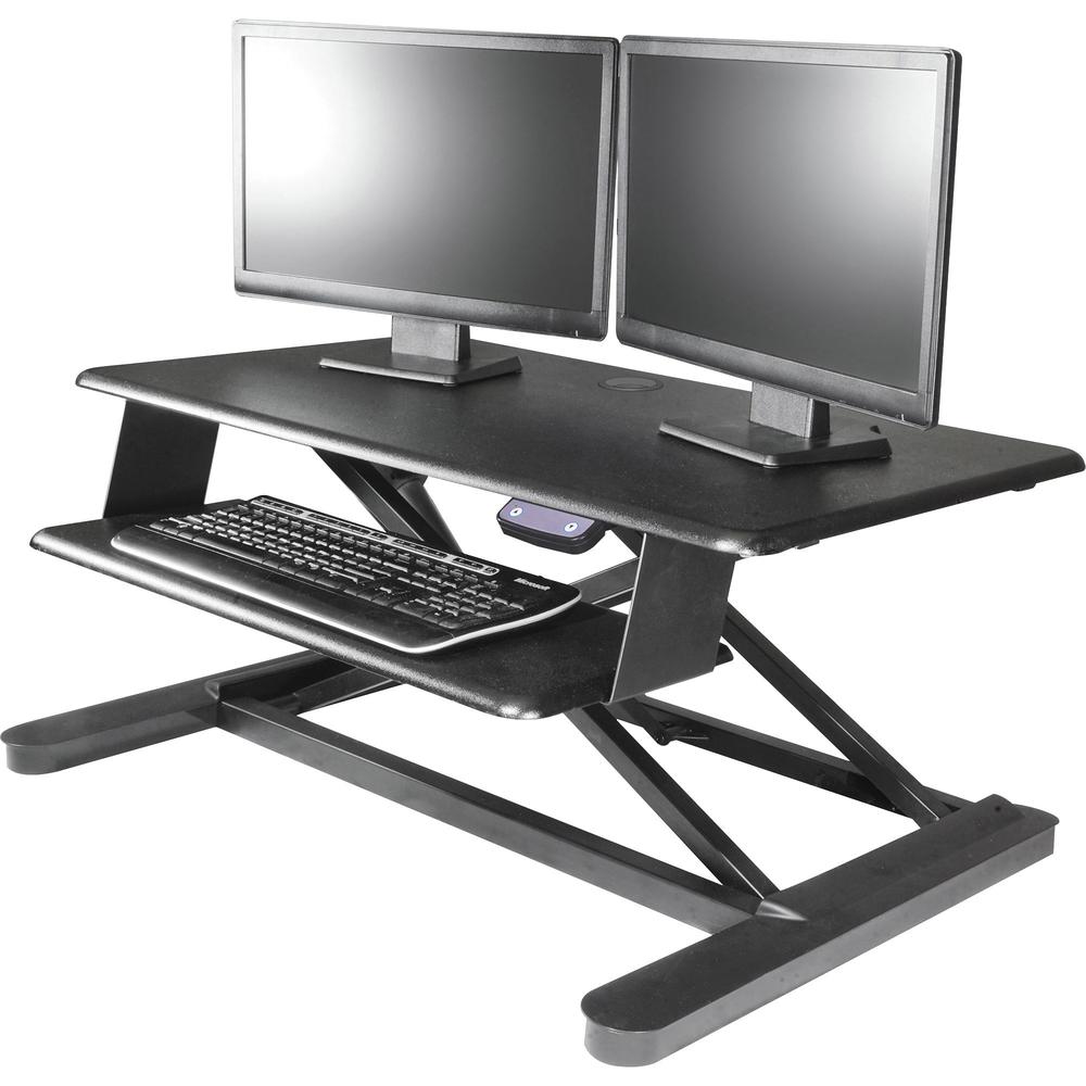 Kantek Electric Sit To Stand Workstation Up To 24 Screen Support