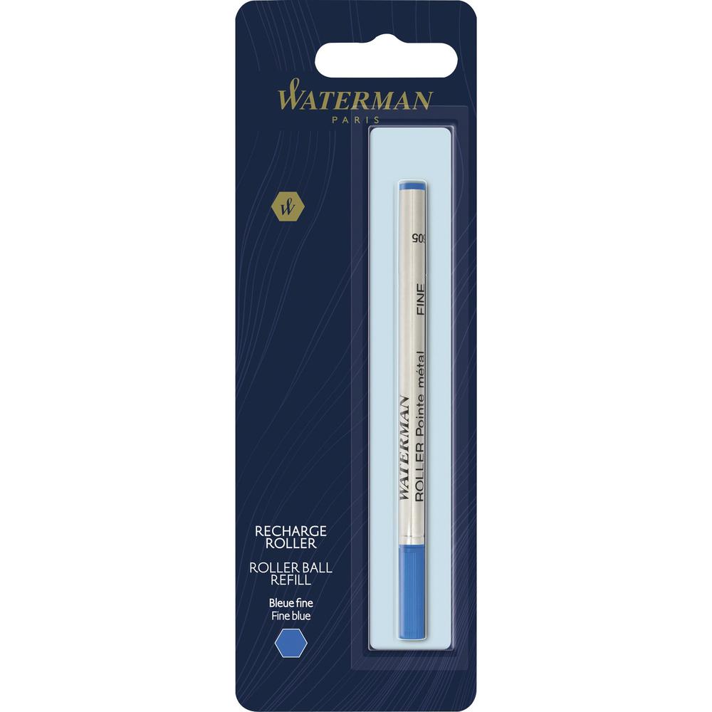Waterman Fine Point Rollerball Pen Refill - Fine Point - Blue Ink - 1 Each. Picture 1