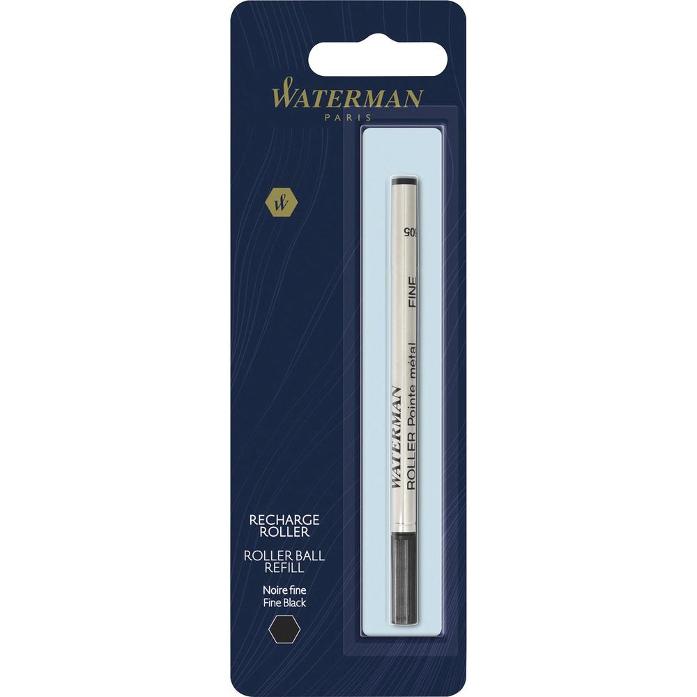 Waterman Fine Point Rollerball Pen Refill - Fine Point - Black Ink - 1 Each. Picture 1
