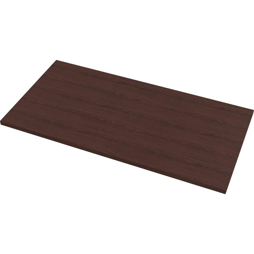 Fellowes High Pressure Laminate Desktop Mahogany - 48"x24" - Mahogany Rectangle, High Pressure Laminate (HPL) Top - 48" Table Top Length x 24" Table Top Width x 24" Table Top Depth x 1.13" Table Top T. The main picture.