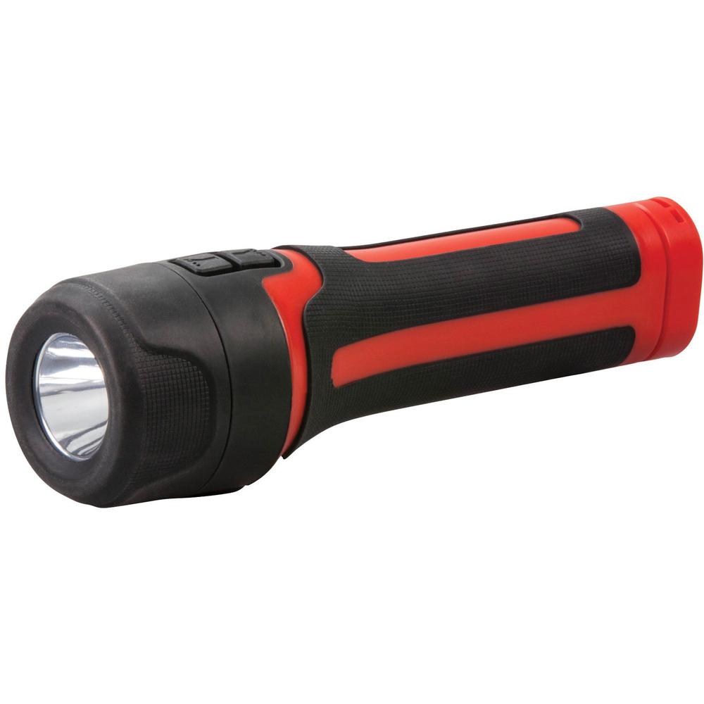 Life+Gear Stormproof Path Light - 150 lm Lumen - 4 x AA - Battery, USB - Water Proof, Impact Resistant, Weather Resistant, Slip Resistant - Black, Red - 1 Each. Picture 1