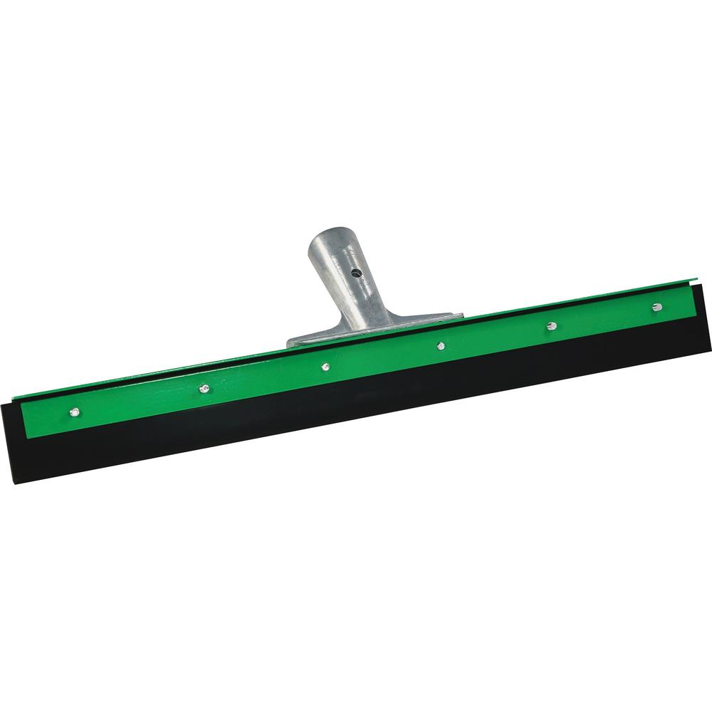 Unger AquaDozer Heavy Duty Straight Floor Squeegee - Zinc Alloy Handle - Heavy Duty, Long Lasting - Green. The main picture.