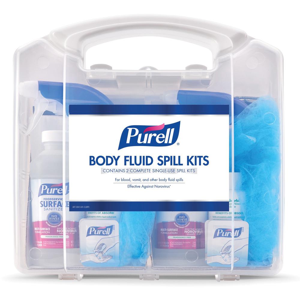 PURELL&reg; Body Fluid Spill Kit - White, Clear - 1 Kit. Picture 1