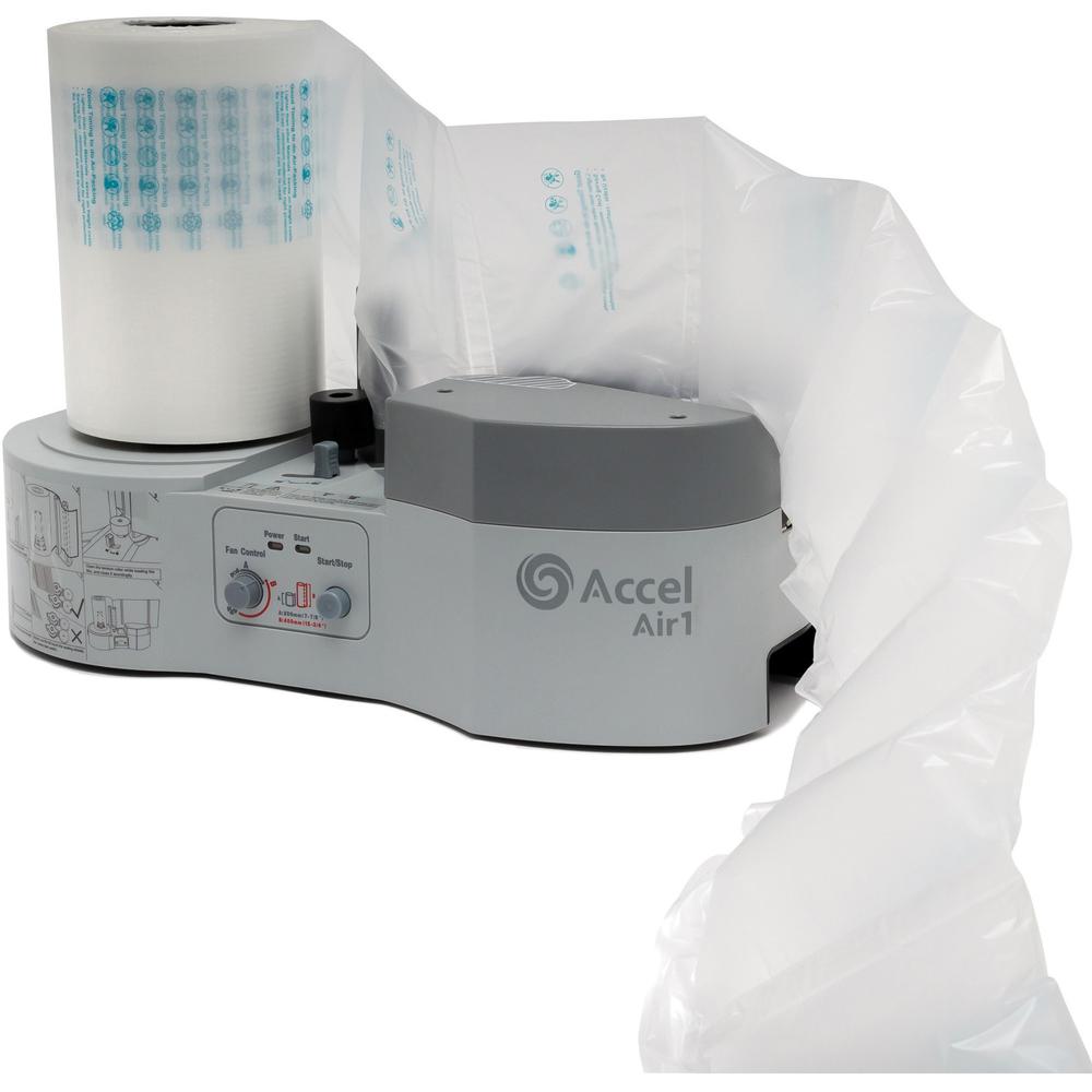 Spiral Accel Air 1 Packaging System - 8.5" Width x 8.5" Height x 18" Length - 1 Each - Gray. The main picture.