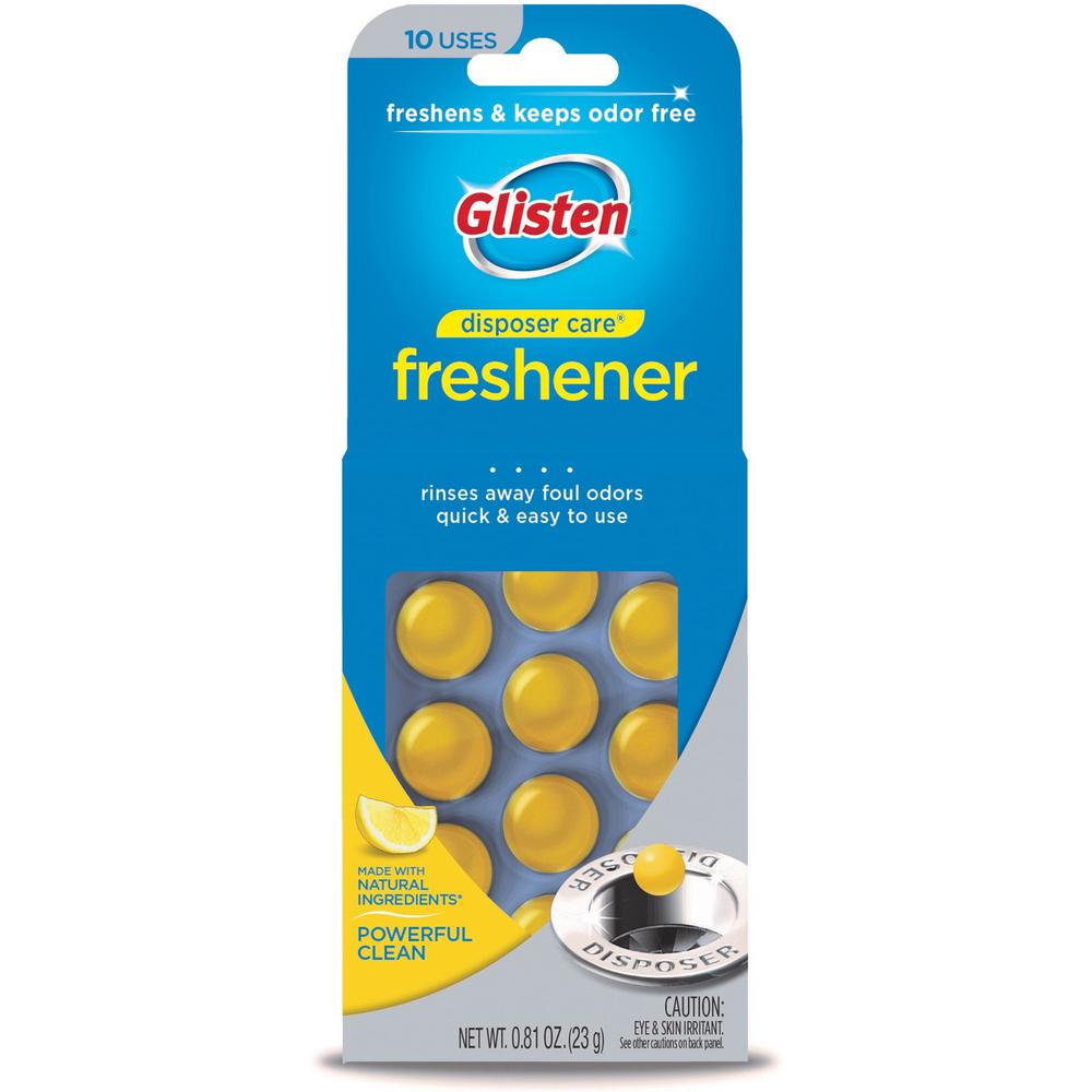 Glisten Disposer Care Freshener - Tablet - 0.81 oz - 10 / Pack. The main picture.