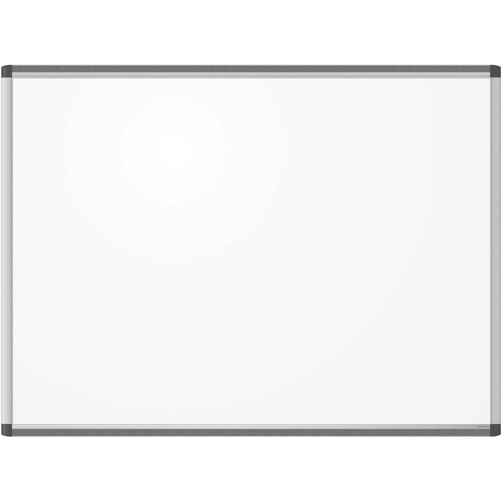 U Brands Magnetic Dry Erase Board, 35 x 47 Inches, Silver Aluminum PINIT Frame, Marker Included (2807U00-01) - 35" (2.9 ft) Width x 47" (3.9 ft) Height - White Painted Steel Surface - Silver Aluminum . The main picture.
