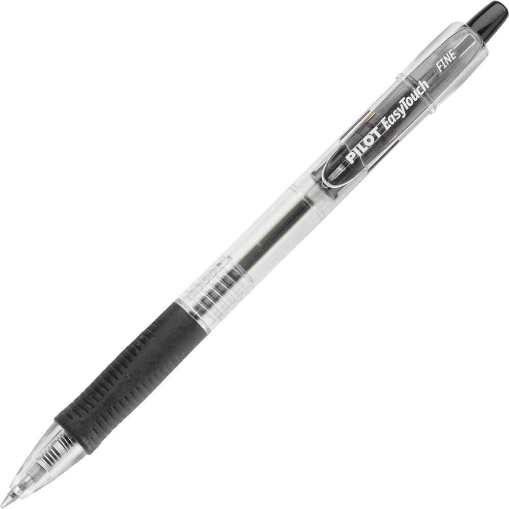 EasyTouch Retractable Ballpoint Pens - Fine Pen Point - 0.7 mm Pen Point Size - Retractable - Black - 36 / Display Box. Picture 1