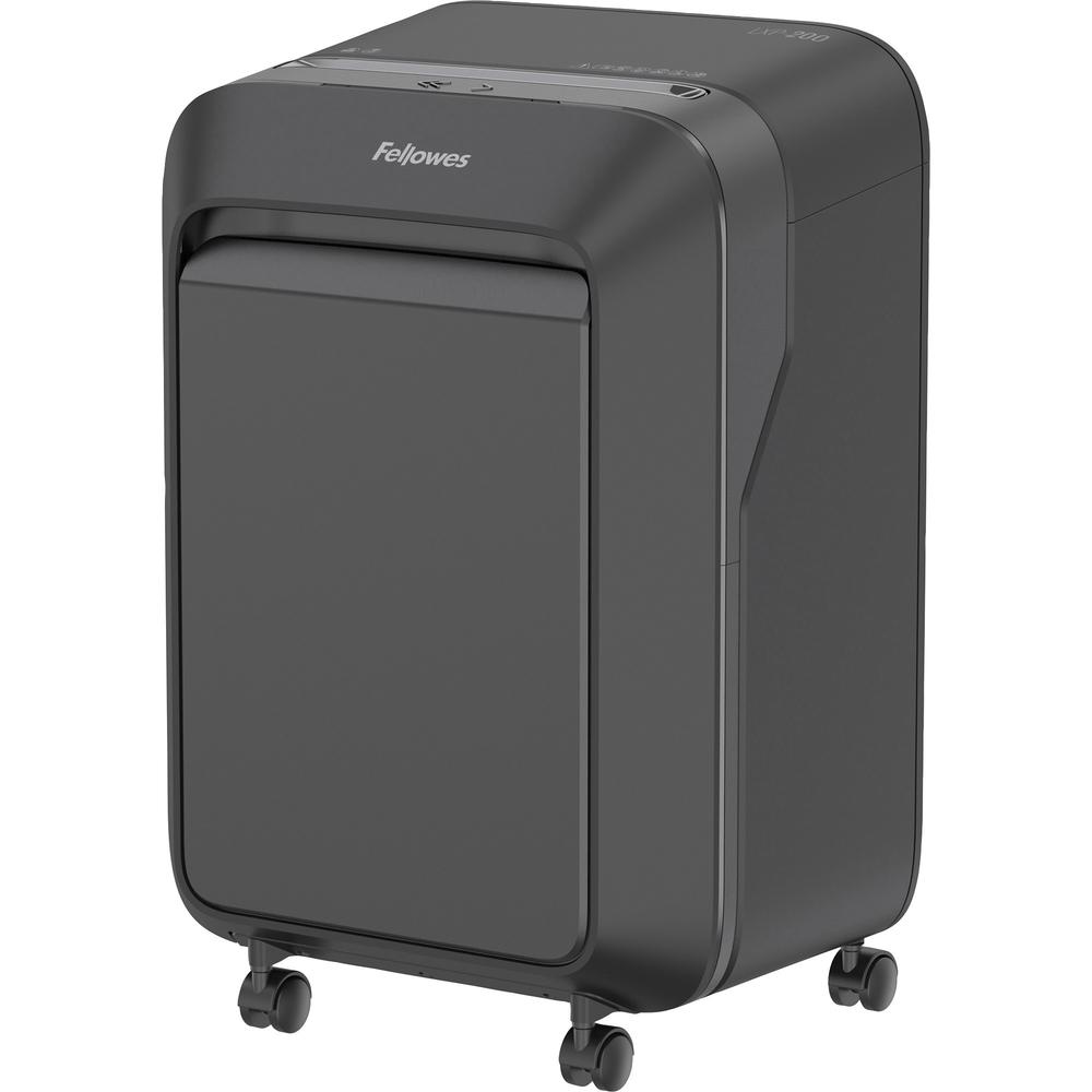 Fellowes Powershred LX210 Micro Cut Shredder - Micro Cut - 16 Per Pass - for shredding Paper, Credit Card, Paper Clip, Staples, Junk Mail - 0.156" x 0.500" Shred Size - P-4 - 7 ft/min - 9" Throat - 20. Picture 1