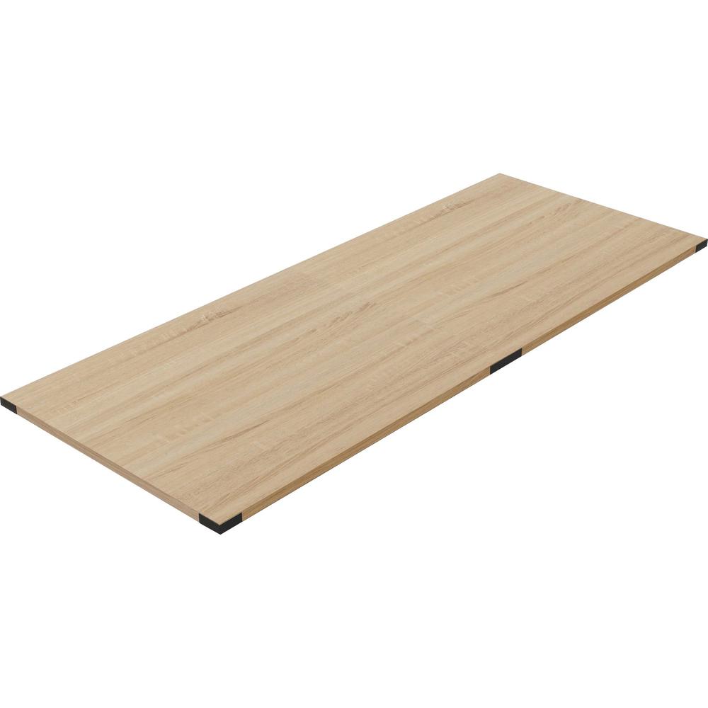 Safco Mirella Half Conference Tabletop - 60" x 47.5" x 1.6" Table Top - Material: Particleboard - Finish: Sand Dune, Laminate. Picture 1