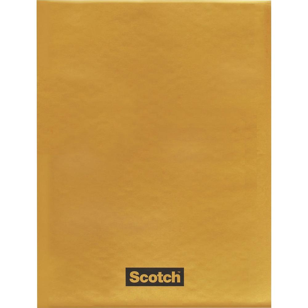 Scotch Bubble Mailers - Bubble - #4 - 9 1/2" Width x 14 1/2" Length - Self-adhesive Seal - Kraft Paper - 25 / Carton - Tan. Picture 1