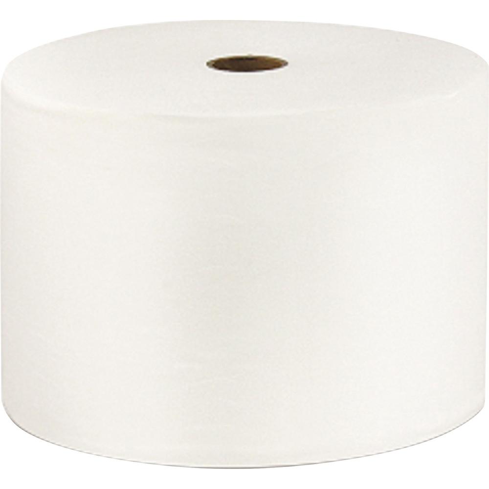 LoCor Bath Tissue - 2 Ply - 3.85" x 4.05" - 1500 Sheets/Roll - White - Fiber - 18 / Carton. Picture 1
