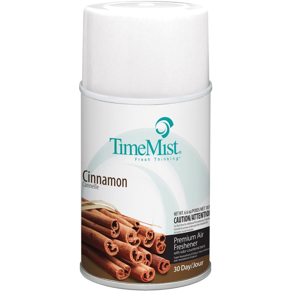TimeMist Cinnamon Premium Air Freshener Spray - Aerosol - 5.3 fl oz (0.2 quart) - Cinnamon - 30 Day - 1 Each - Long Lasting, Odor Neutralizer. Picture 1
