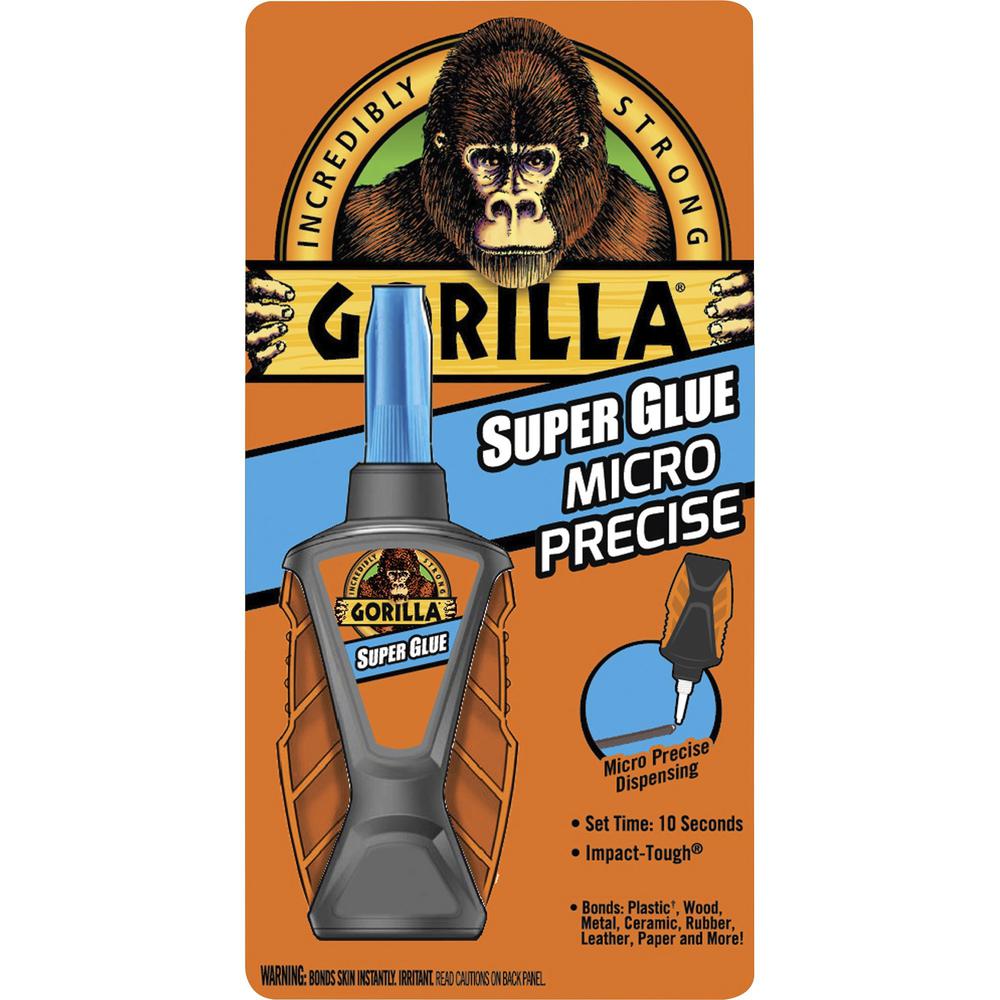 Gorilla Micro Precise Super Glue - 0.19 oz - 1 Each - Clear. Picture 1