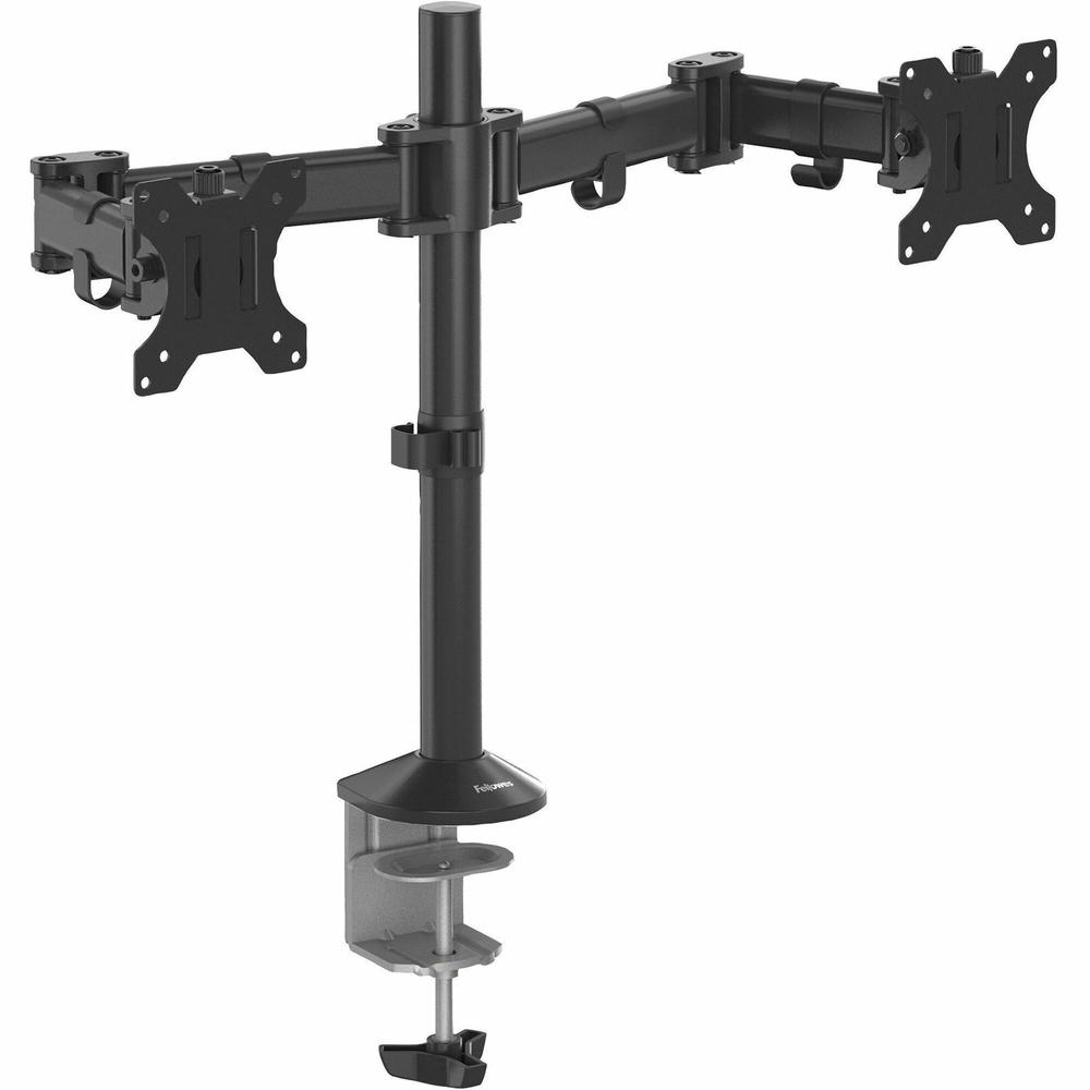 Fellowes Reflex Dual Monitor Arm - 2 Display(s) Supported - 30" Screen Support - 48 lb Load Capacity. Picture 1