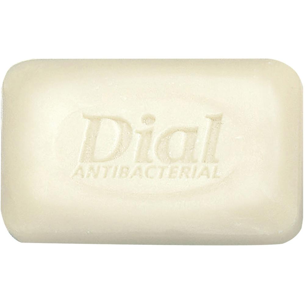Dial Antibacterial Bar Soap - 2.50 oz - Bacteria Remover - Hand, Skin - Antibacterial - White - Rich Lather, Deodorize - 200 / Carton. Picture 1
