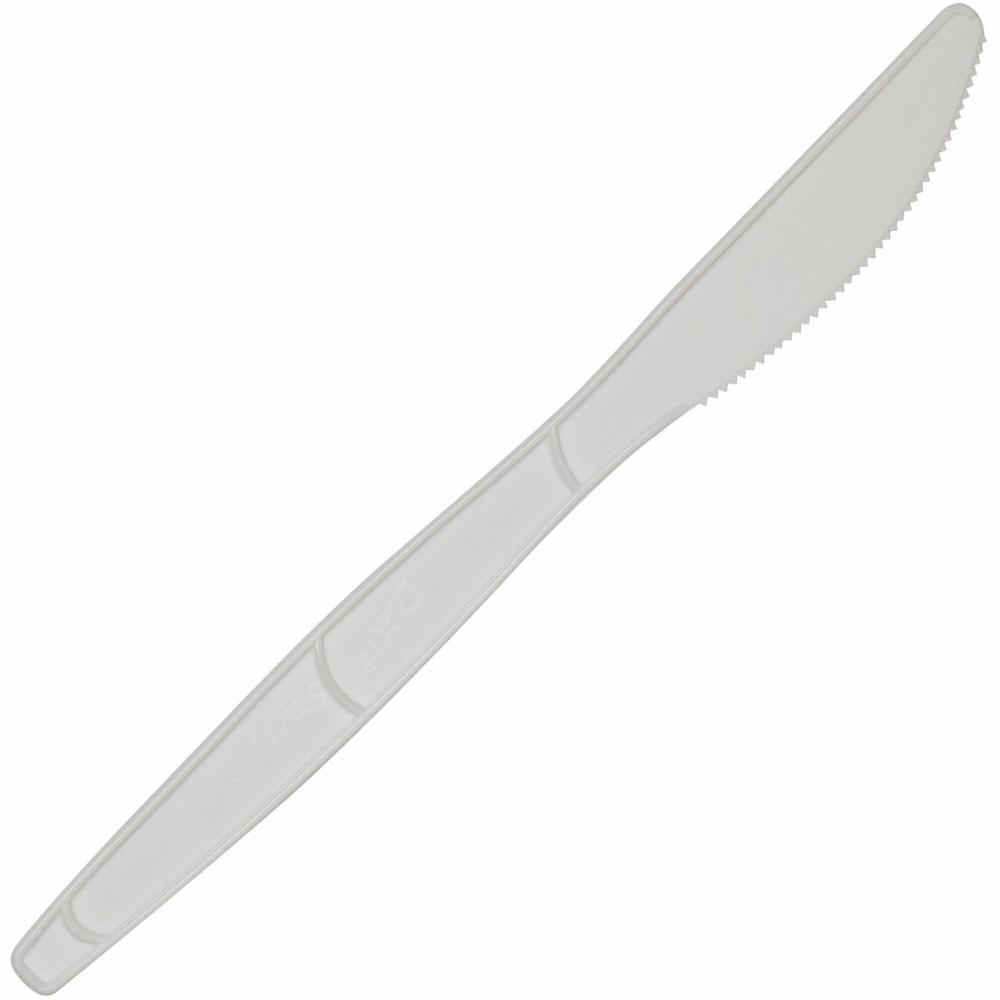 Dixie Knife - 40/Pack - Knife - 1 x Knife - Disposable - White. Picture 1