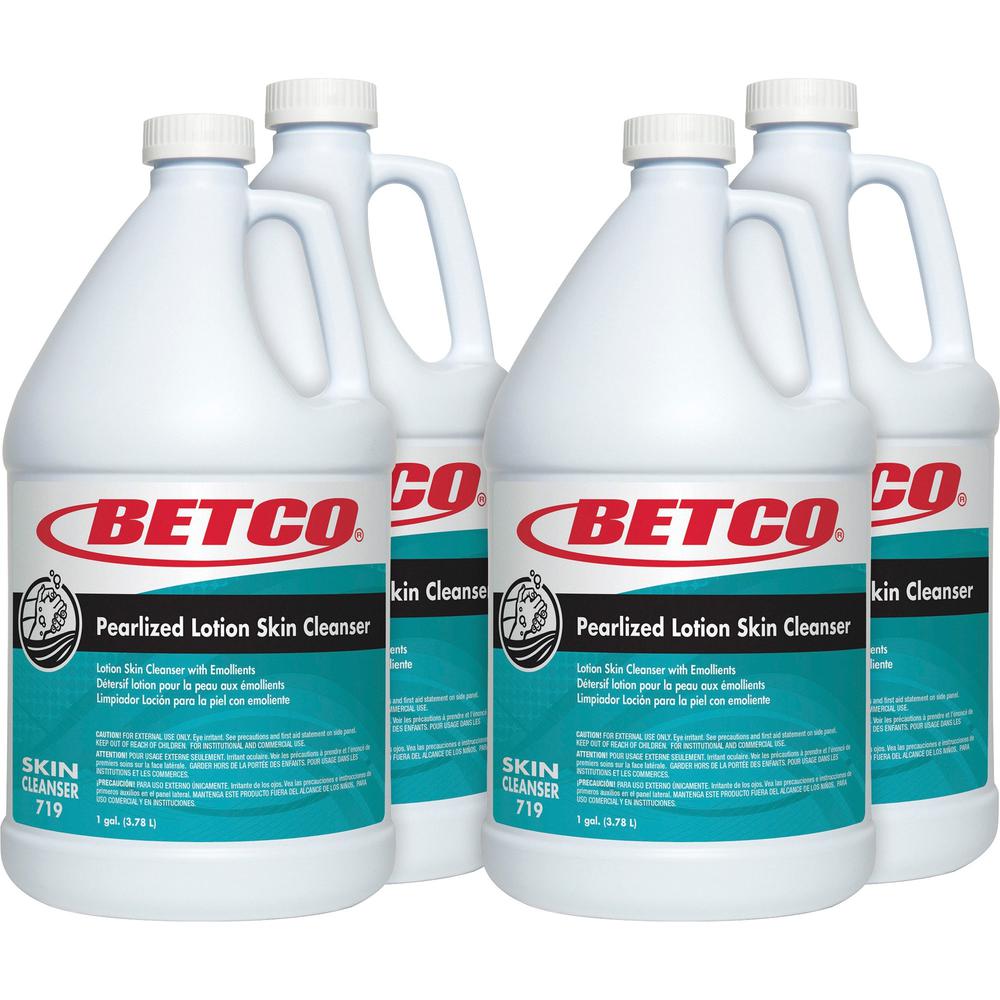 Betco Pearlized Lotion Skin Cleanser - Lotion - 1 gal - Nordic Sea - Applicable on Hand - pH Balanced, Non-irritating, Moisturising, Residue-free - 4 / Carton. The main picture.