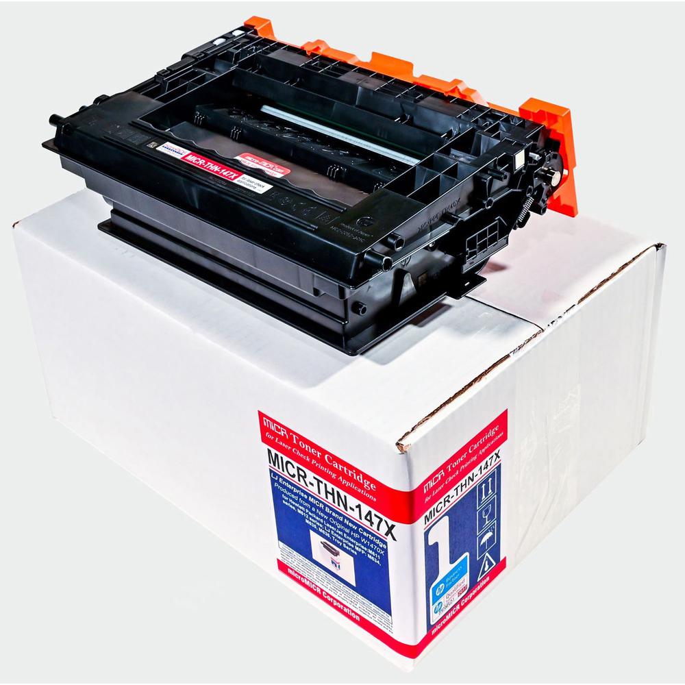 microMICR MICR Toner Cartridge - Alternative for HP 147X - Black - Laser - High Yield - 25200 Pages - 1 Each. Picture 1