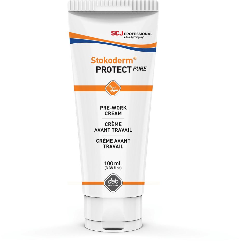 SC Johnson Stokoderm Protect Pure Skin Cream Tube - Cream - 3.38 fl oz - Tube - Skin - Fragrance-free - 12 / Carton. Picture 1