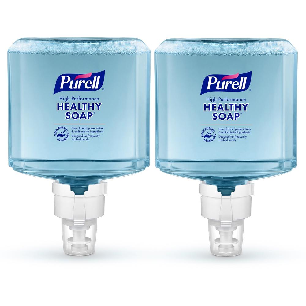 PURELL&reg; ES8 CRT HEALTHY SOAP&trade; High Performance Foam - 40.6 fl oz (1200 mL) - Dirt Remover, Kill Germs, Soil Remover - Skin, Hand - Clear - Recycled - Paraben-free, Antibacterial-free, Phthal. Picture 1