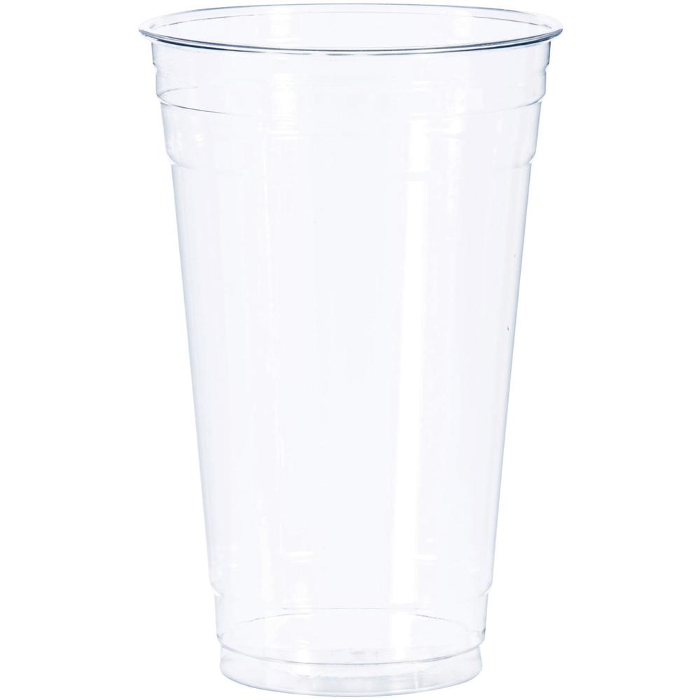 Solo Ultra Clear 24 oz Cold Cups - 50.0 / Bag - 30 / Carton - Clear - Cold Drink, Beverage. Picture 1