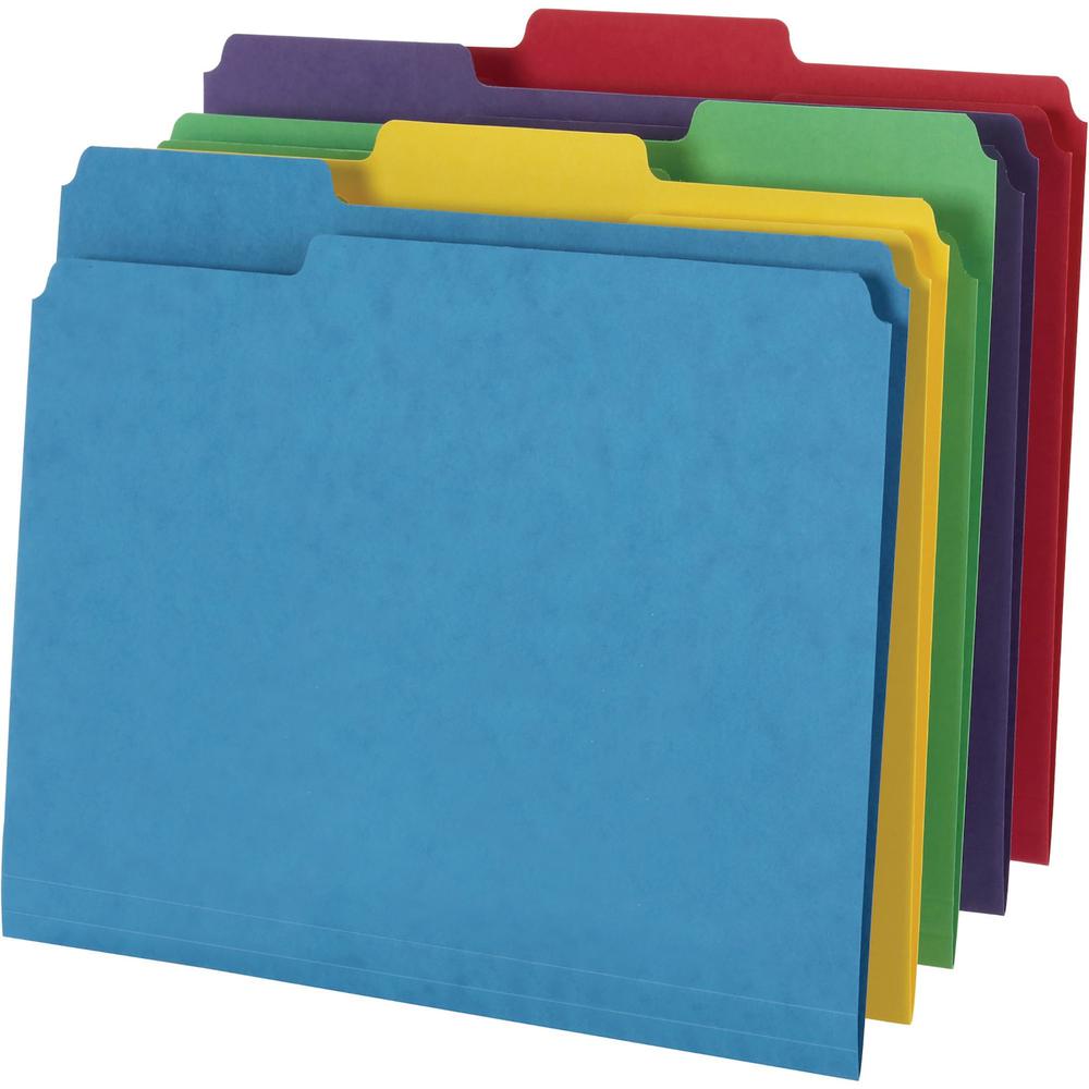 Pendaflex 1/3 Tab Cut Letter Classification Folder - 8 1/2" x 11" - Assorted - 50 / Box. Picture 1