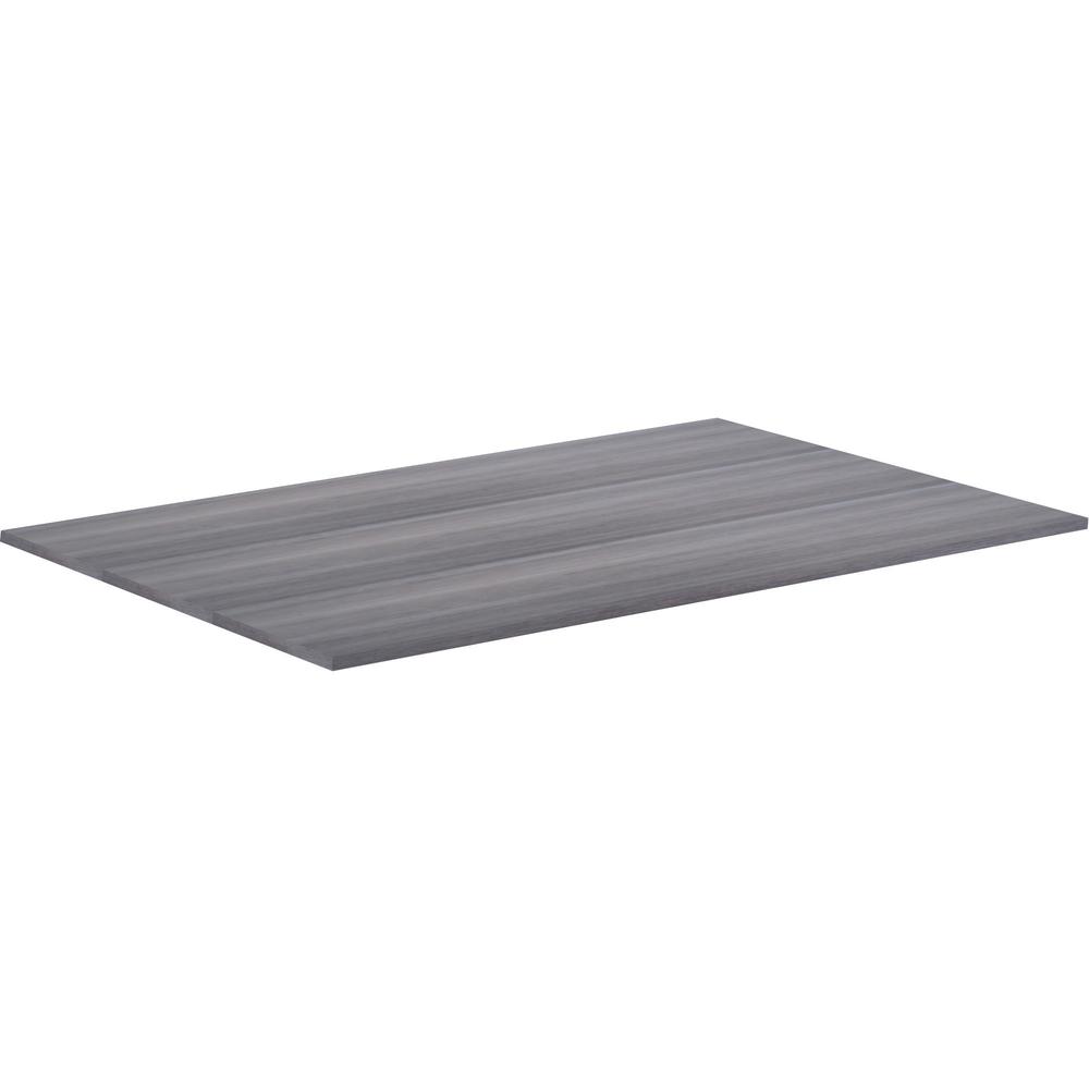 Lorell Revelance Conference Rectangular Tabletop - 71.6" x 47.3" x 1" x 1" - Material: Laminate - Finish: Weathered Charcoal. Picture 1